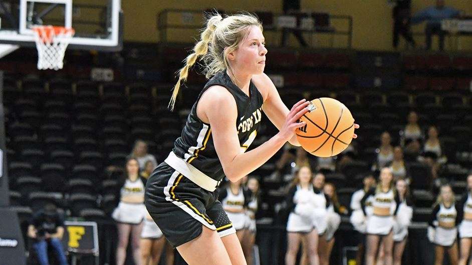 FHSU's Sydney Golladay at the MIAA Tournament in Kansas City, Mo. (Courtesy FHSU Athletics, Nicole Heitmann)