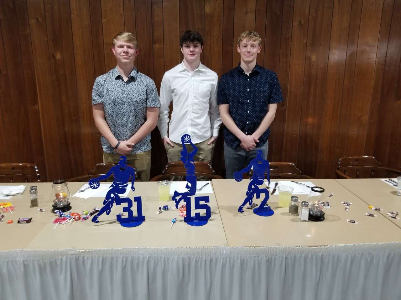 Senior Players L-R: Isaac Weems, Jayden McCracken, Kellen Muhr
