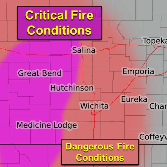 Red flag warnings issued across our area for Tuesday