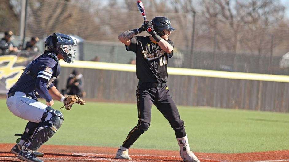 Mikey Felton had a hit in the Tigers loss to Newman Tuesday at Larks Park. (Courtesy FHSU Athletics, Tylee Biera).