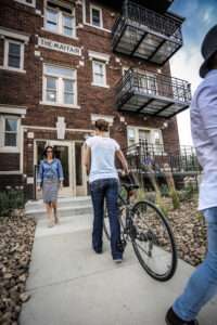  The Mayfair is one of the structures in the Flats on Howard neighborhood (Courtesy of NuStyle Development)