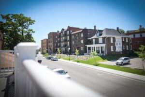 The Flats on Howard neighborhood. (Courtesy of NuStyle Development)
