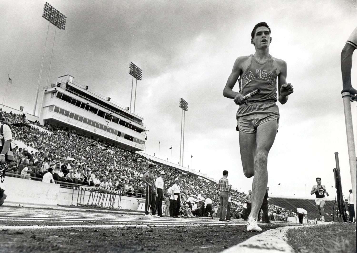 <b>Jim Ryun.</b> Photo courtesy <a href="http://kuathletics.com">kuathletics.com</a>