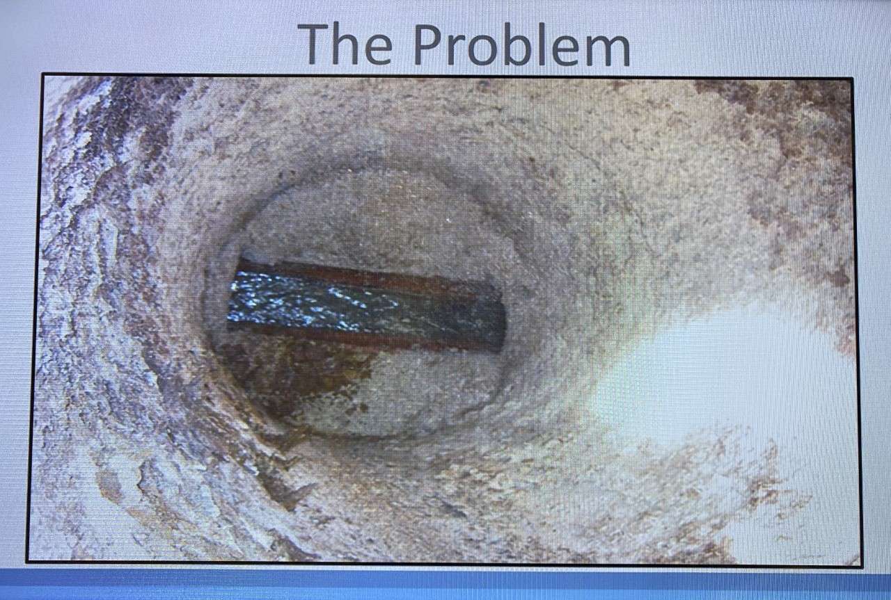 The 2022 manhole rehabilitation program includes approximately 65 manholes in the southwest part of Hays. Some are as much as 80 years old. (Photo courtesy City of Hays)
