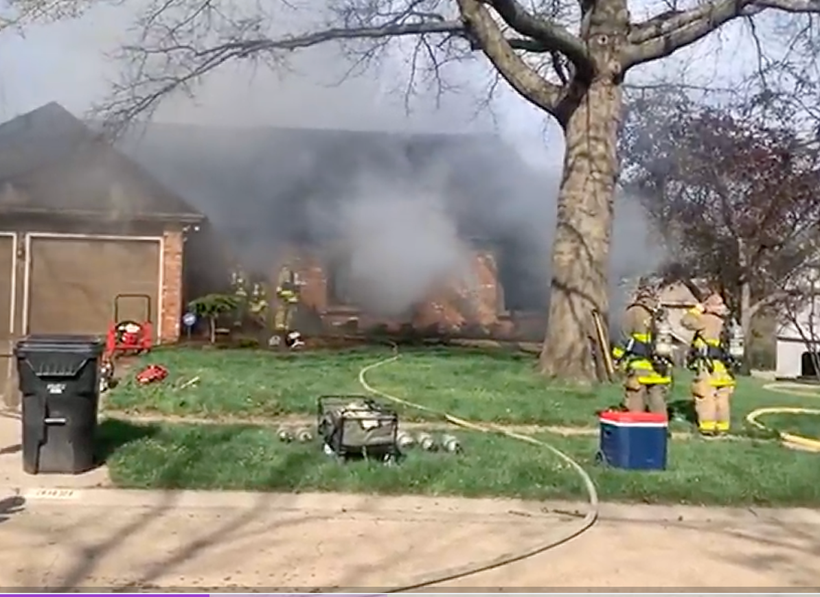 A preliminary investigation indicates the cause of the fire as accidental, electrical- photo courtesy WIBW TV