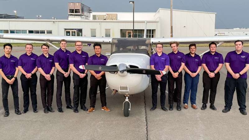 <b>For the seventh time in the last 10 years, the K-State Salina Flight Team has qualified for the National Intercollegiate Flying Association Safety and Flight Evaluation competition.</b> Photo courtesy K-State Salina