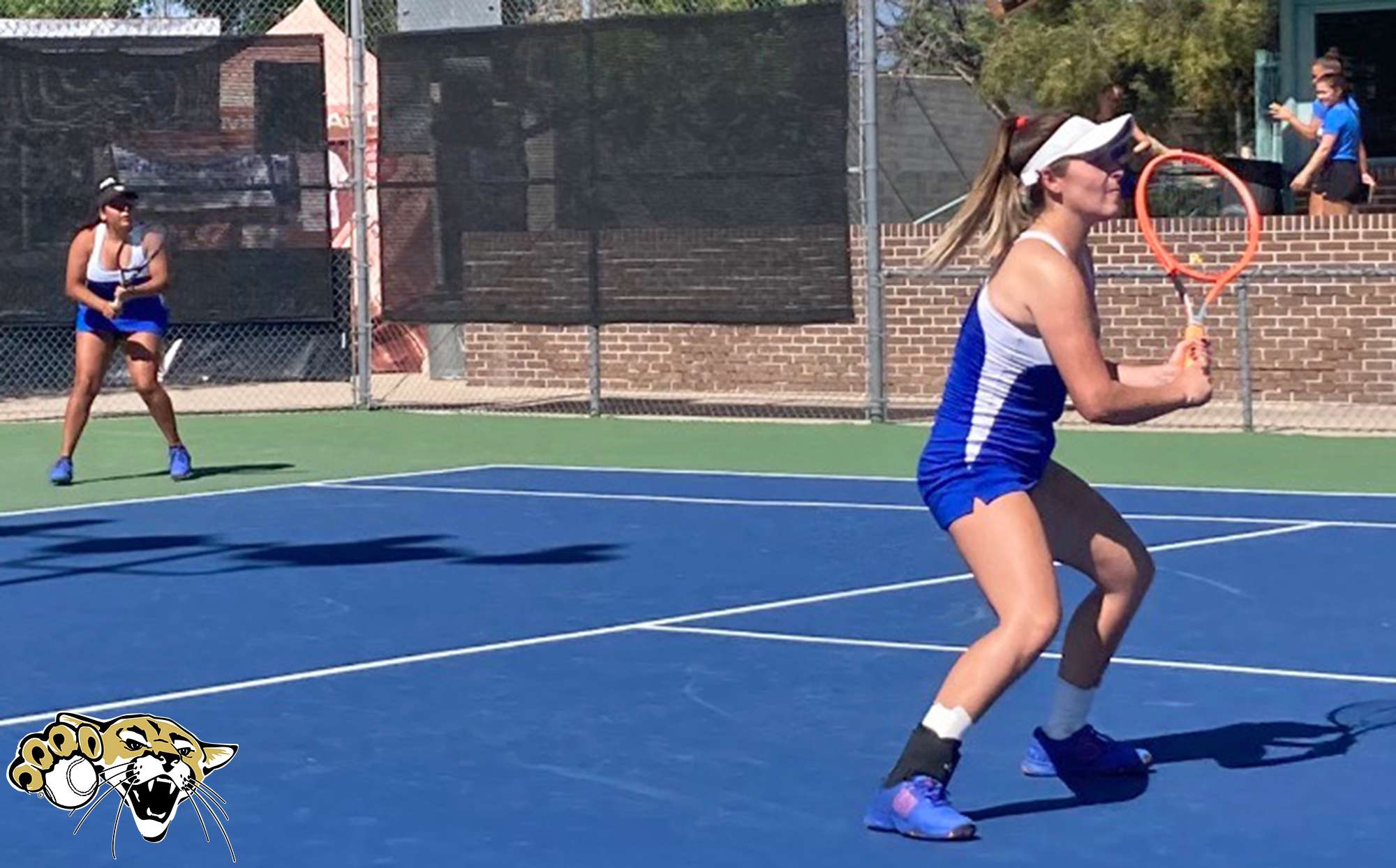No. 2 doubles tandem Paula Curci and Azul Barrios - Photo and Story by Todd Moore