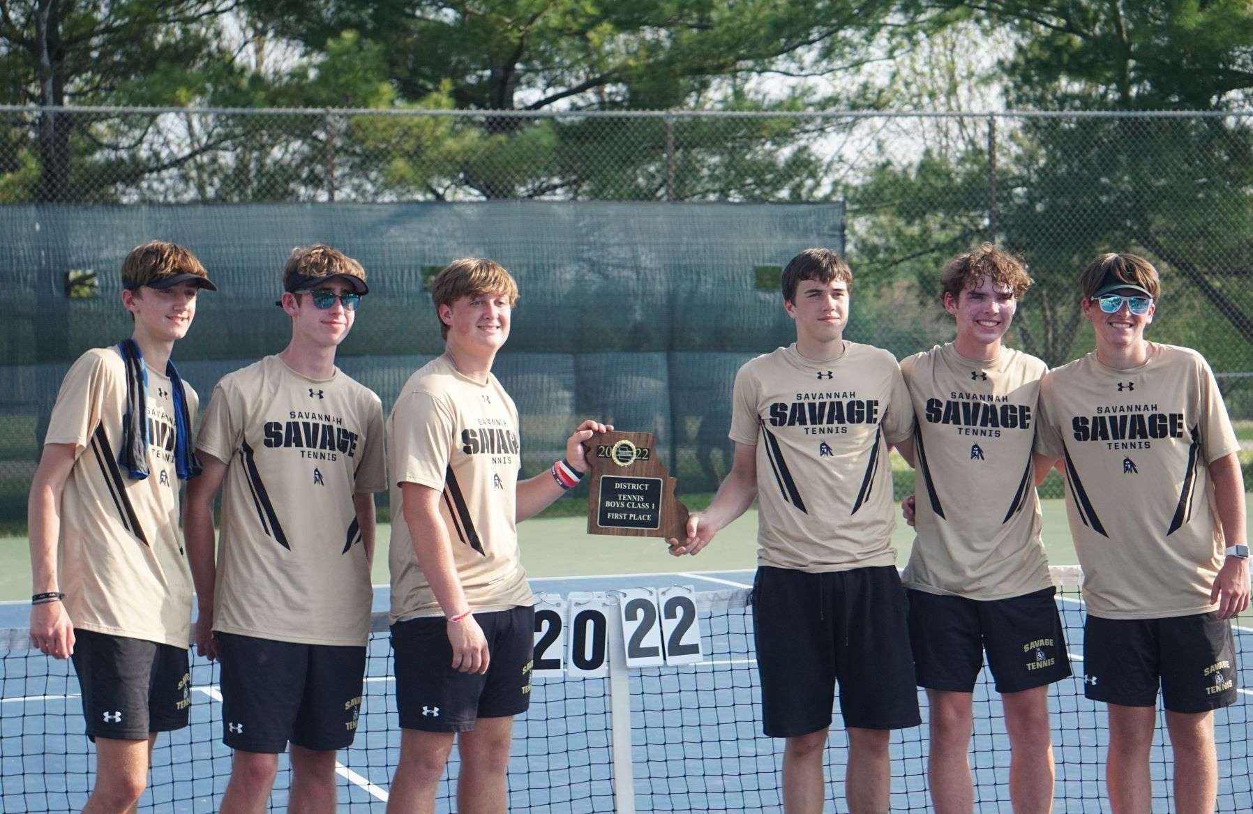 Savannah beat Maryville 5-2 for the Class 1 District 16 team district title at Savannah High School Tuesday. Photo by Tommy Rezac.