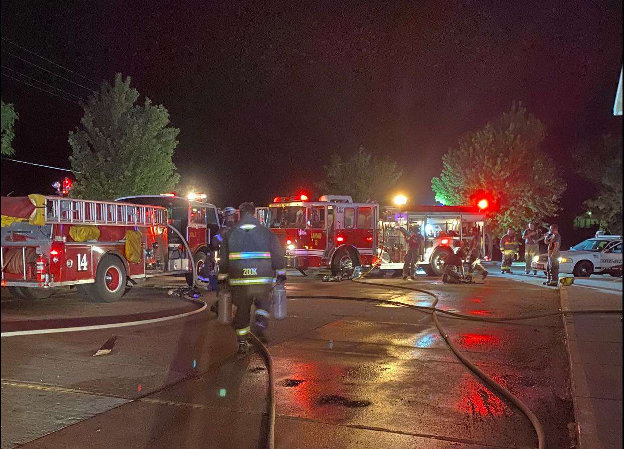 Larned Fire Dept. responds to fire at Rodeway Inn