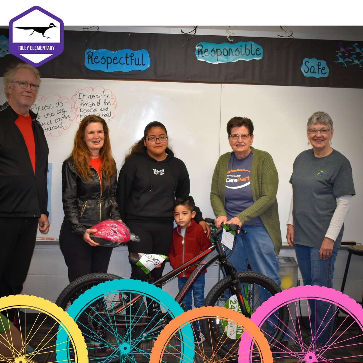 Great Bend students awarded bikes for perfect attendance