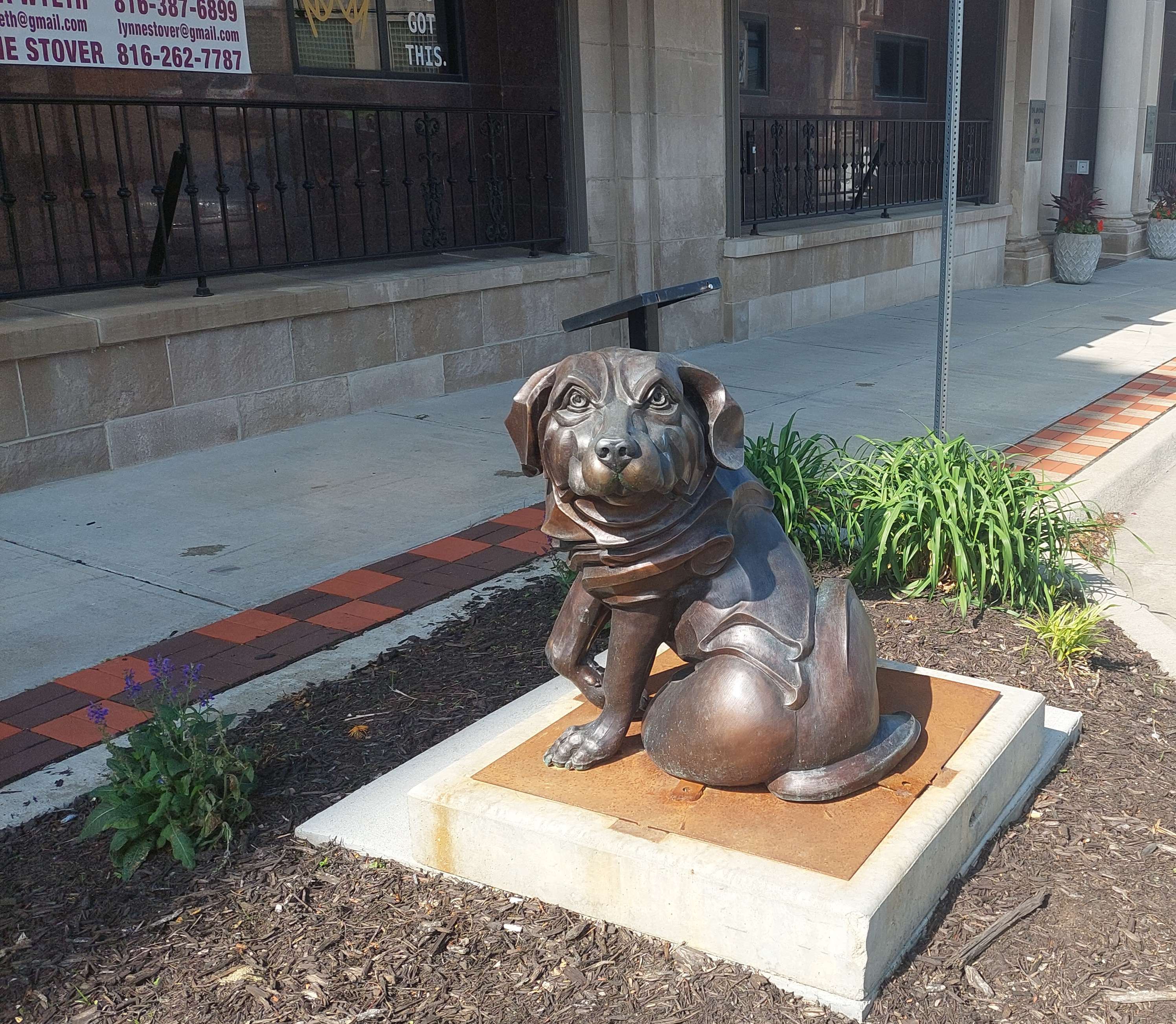 One of many sculptures you can find in downtown St. Joseph during the 9th annual Sculpture Walk/Photo by Matt Pike