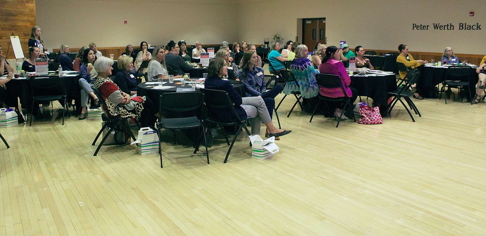 Women gathered at the Fort Hays Student Union on Tuesday for a United Women's Empowerment town hall. Cristina Janney/Hays Post<br>