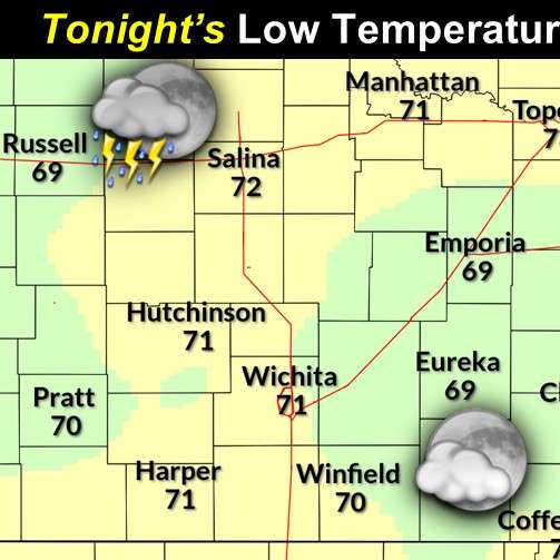 National Weather Service Hot today, storms possible tonight