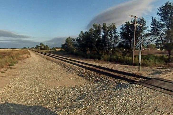 This railroad crossing on the BNSF at Victory Road is one of nearly 40 passive crossings along the line that serves Amtrak.