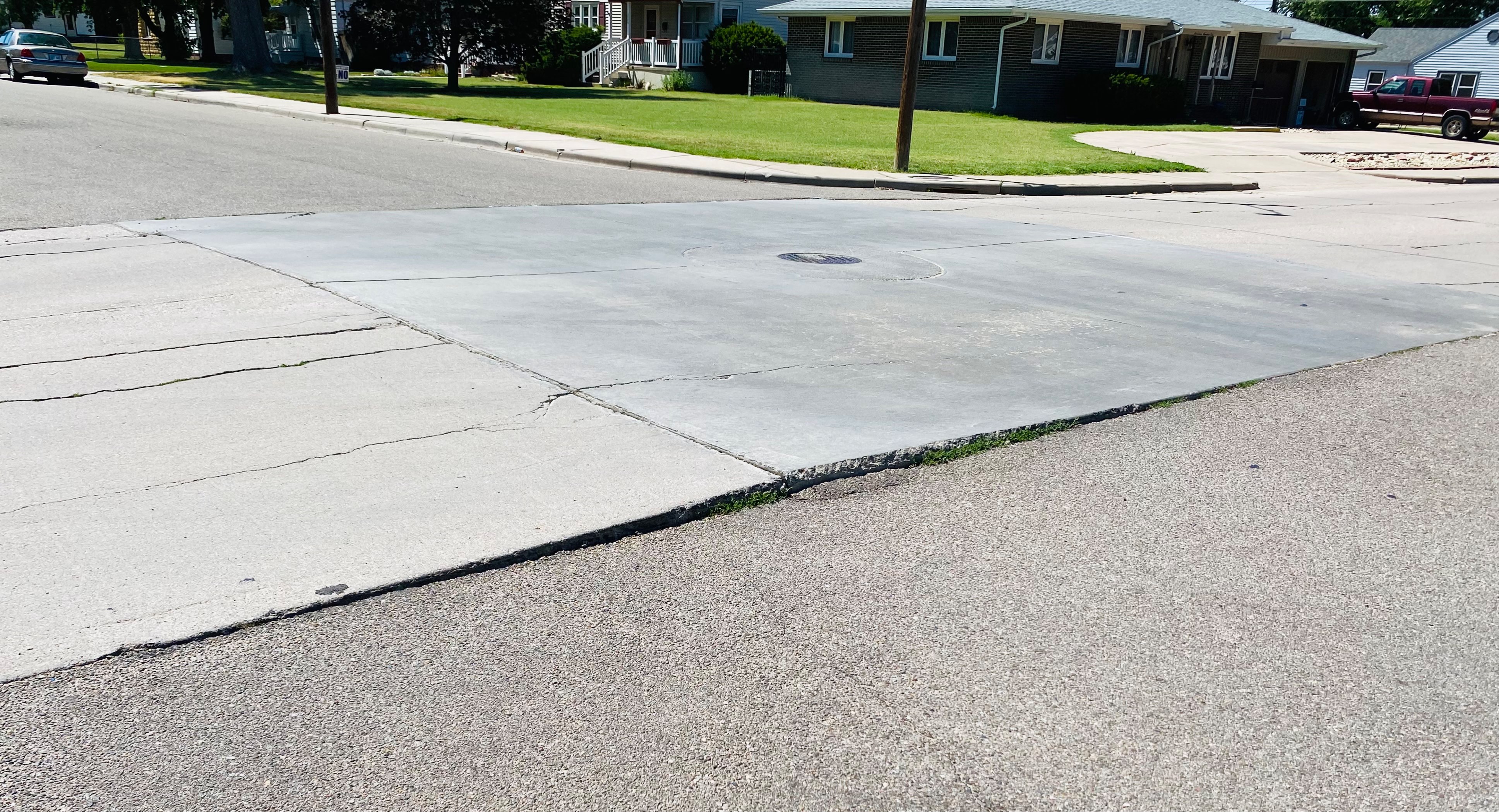 17th & Harrison intersection in Great Bend closed