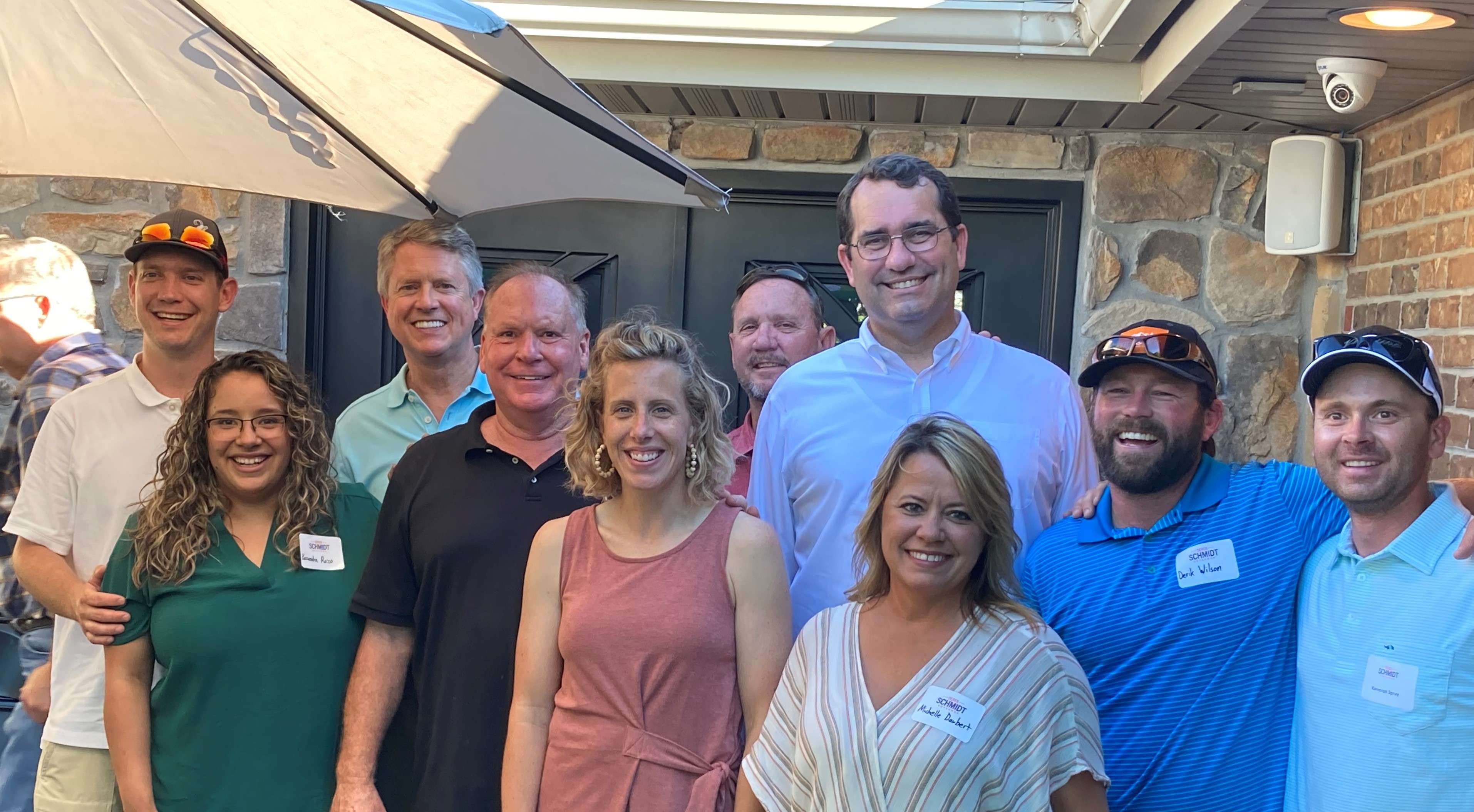 Kansas Governor candidate Derek Schmidt and Lieutenant Governor candidate Katie Sawyer visited Great Bend July 7, 2022.