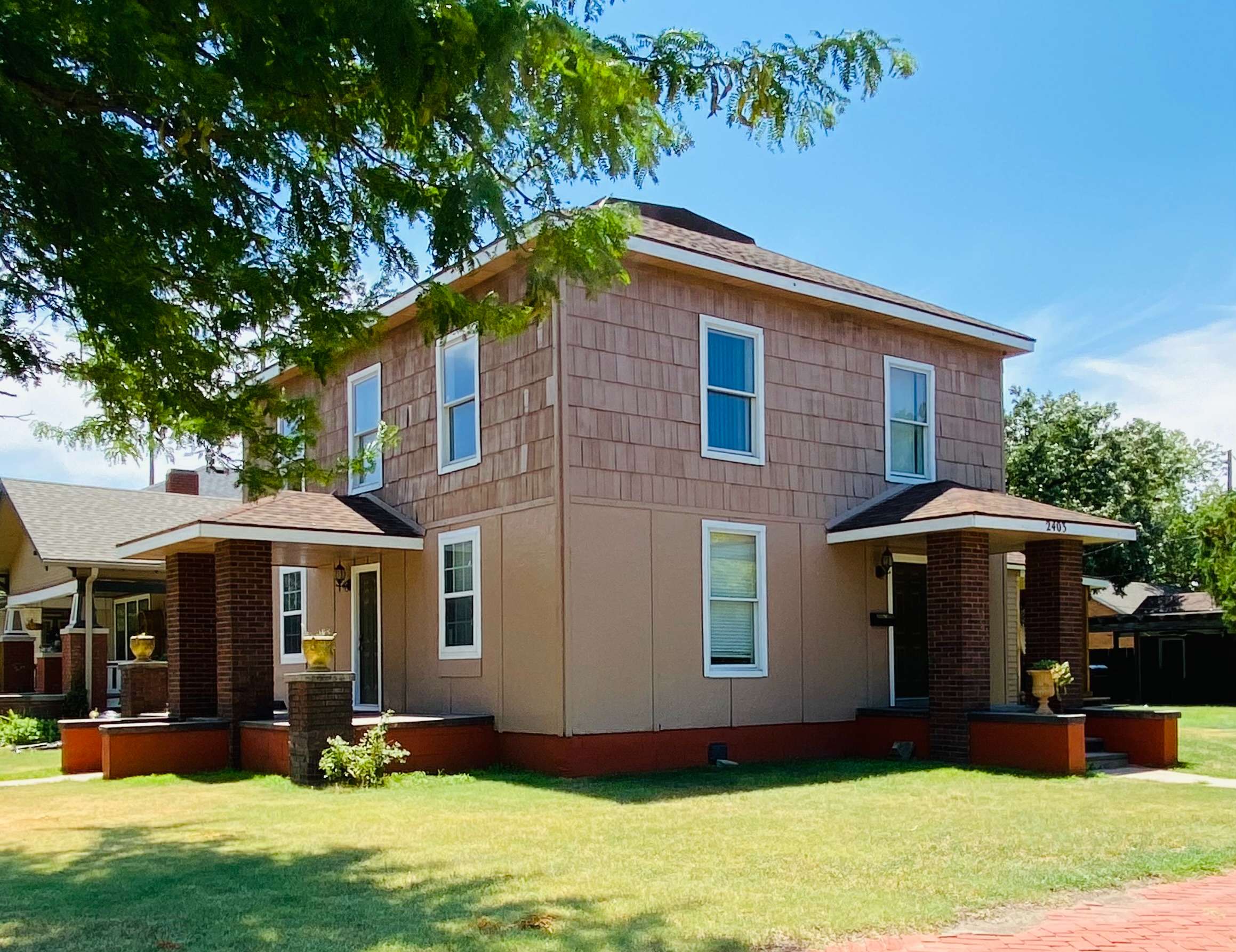 Built in 1885, the house at 2403 Broadway had the first telephone in Great Bend.