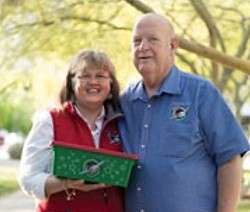 <b>Cherry and&nbsp;Pastor Mark Brumbelow.</b> Photo courtesy First Southern Baptist Church