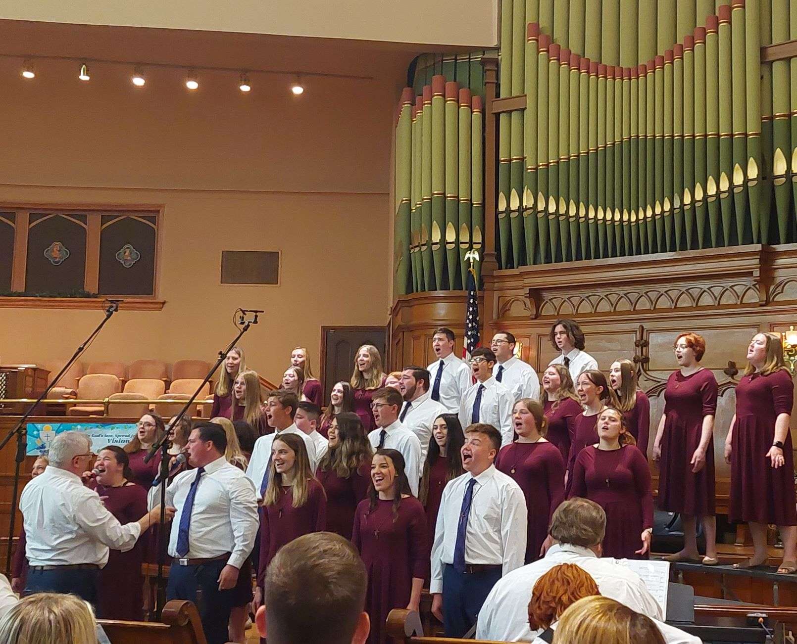 The New Generation Singers perform at Francis Street First United Methodist Church.&nbsp; New G will kick off their annual 15-day tour, departing from Ashland United Methodist Church on Saturday/ Photo by Matt Pike
