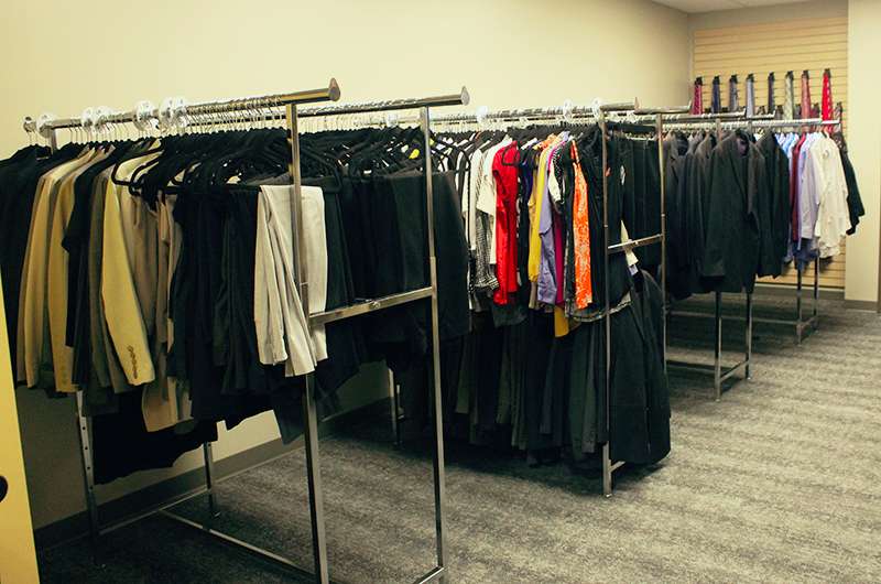 The Tailored for Tigers program offers free business wear to FHSU students. The program is provided through clothing donations. Photo by Cristina Janney/Hays Post