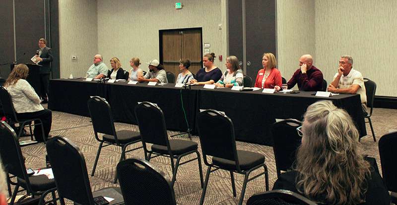 Mental Health and agriculture panel presented Thursday in Hays.&nbsp;