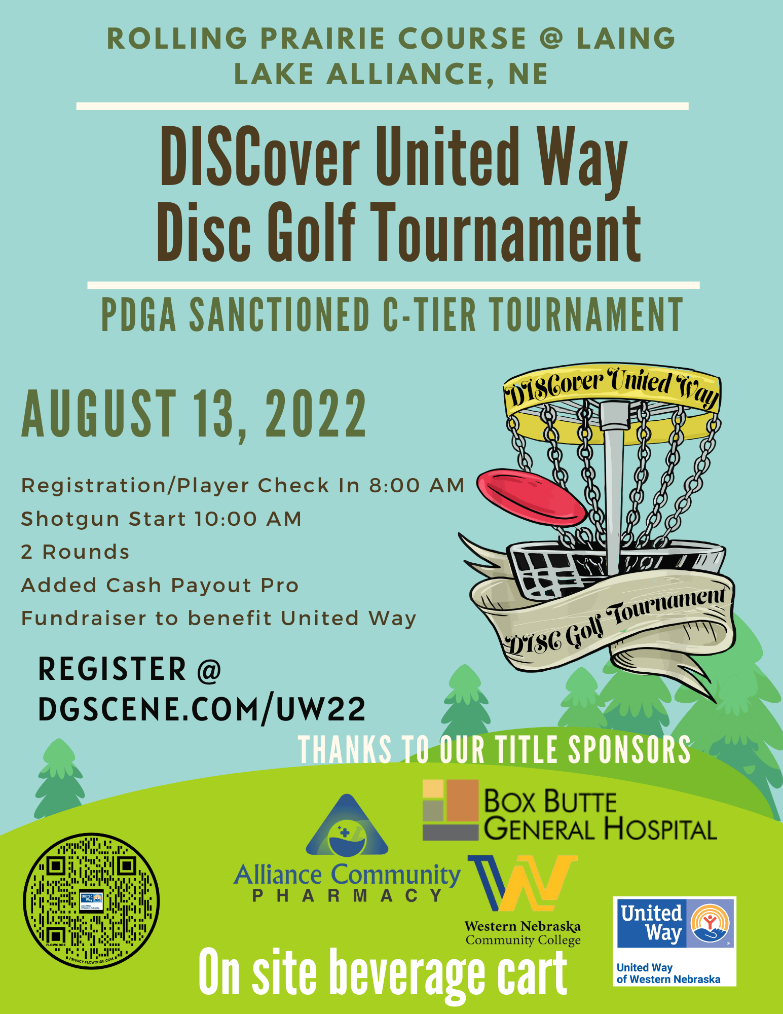 United Way to host PDGA Sanctioned Disc Golf Tournament at Rolling