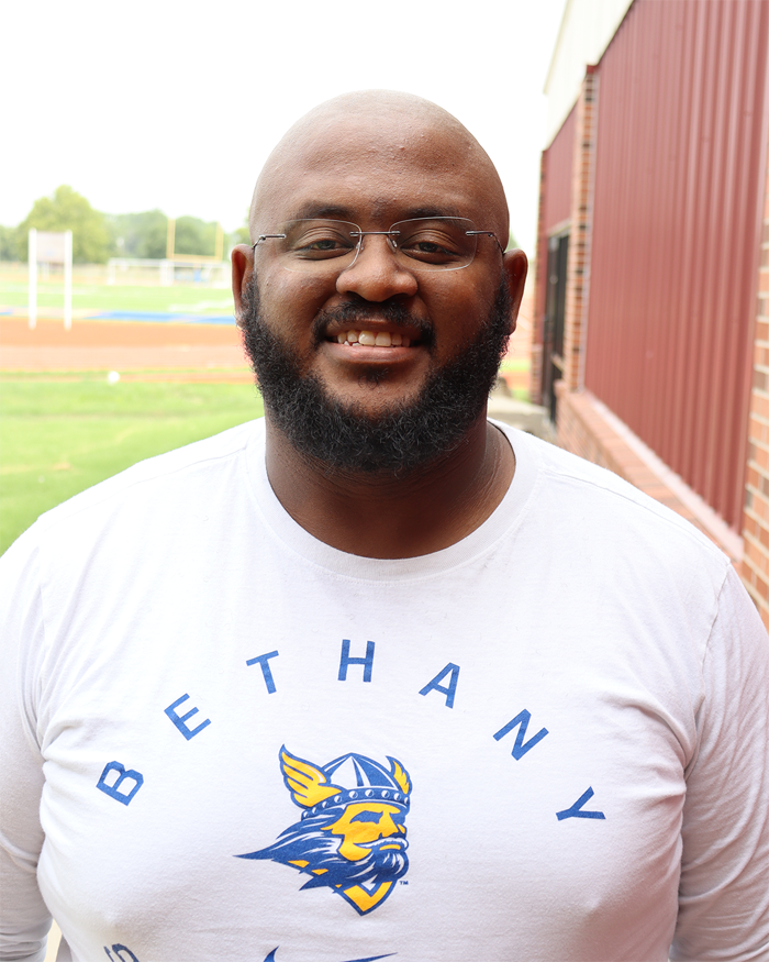 <b>Interim Head Football Coach Vincent Grigsby.</b> Photo courtesy Bethany College