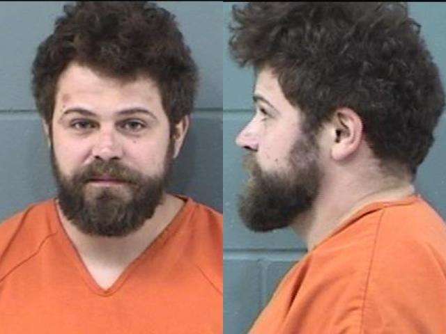 Christopher Kloster, Battery on LEO, Criminal threat, Unlawful damage to property , Arrested 8/14
