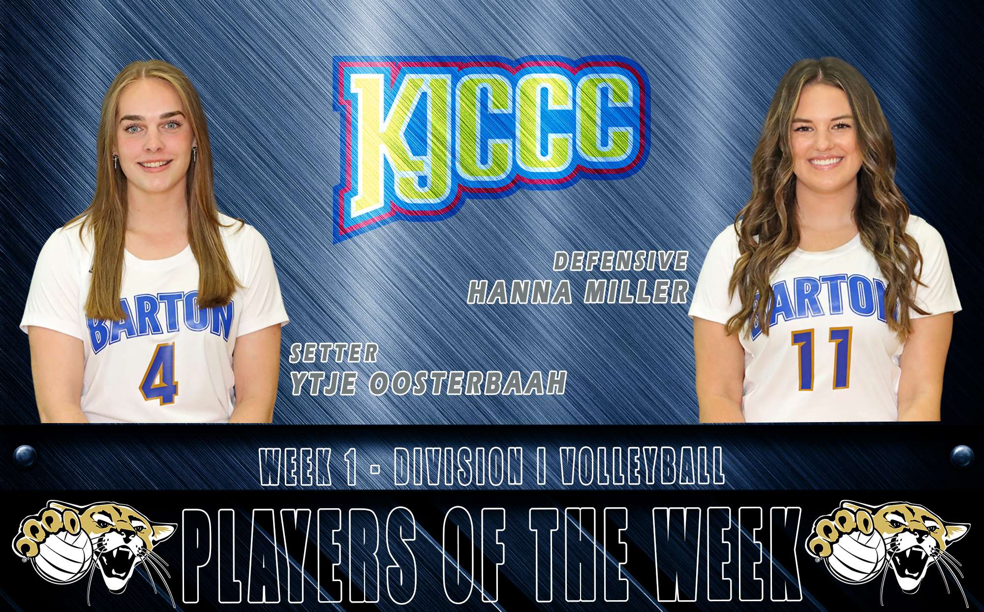 Story and photo courtesy of Barton Athletics