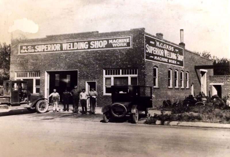 Superior's beginnings at Superior Welding. The company has been making boilers for 105 years, starting back in 1917.