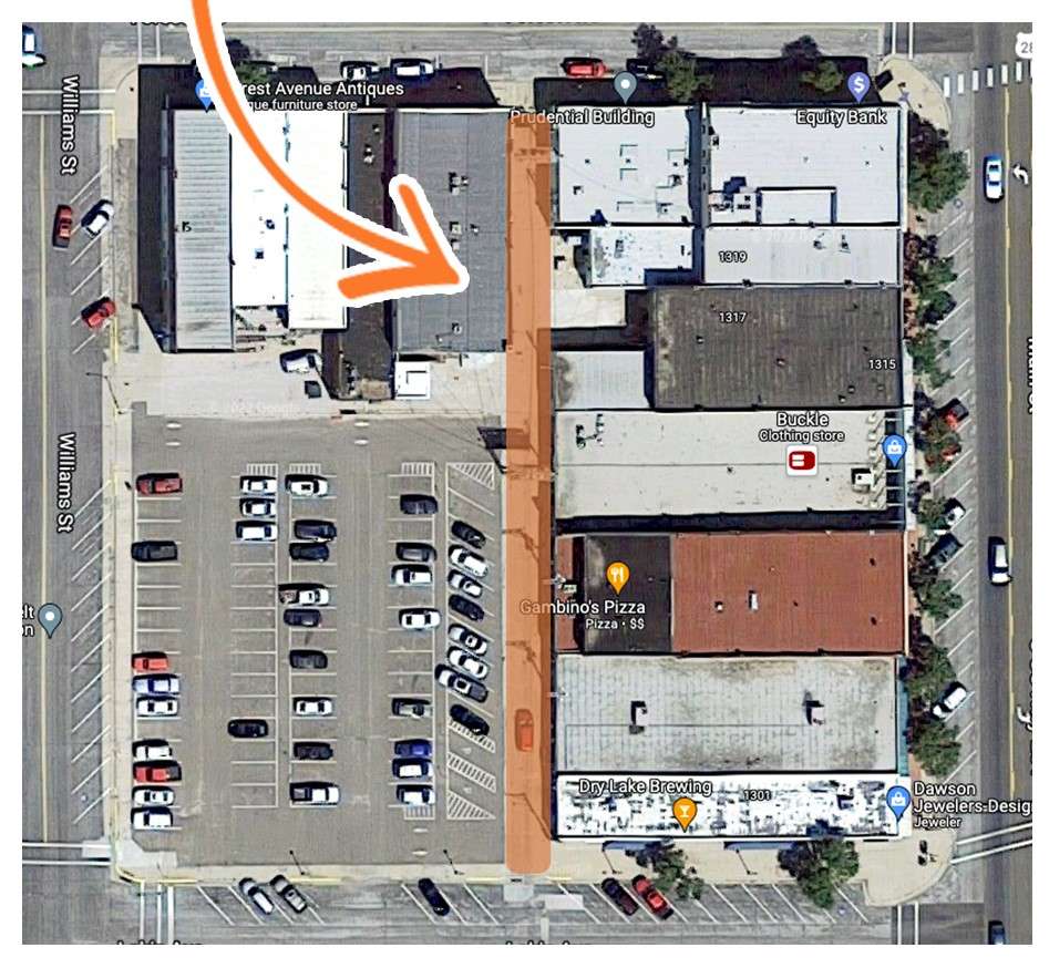 They alleyway to be painted on Sept. 10