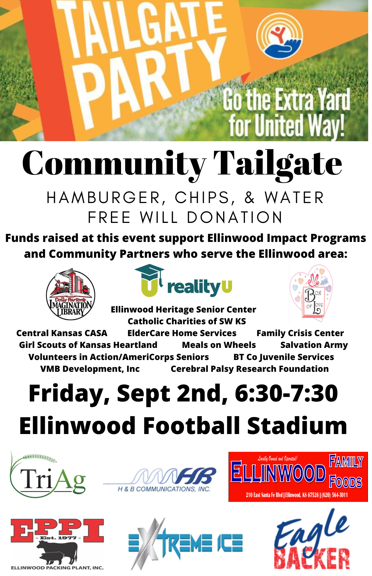 United Way kicking off football season with event in Ellinwood