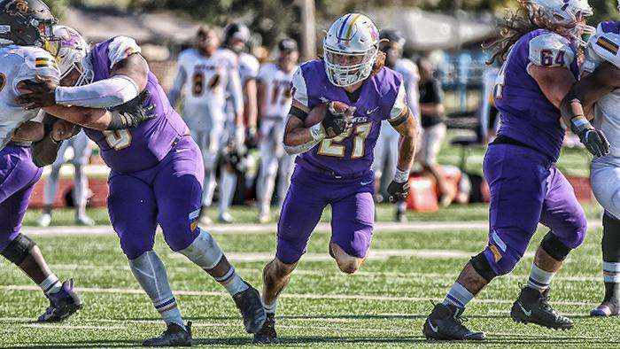 <b>Tailback Nick Allsman, Belleville sophomore.</b> Photo courtesy <a href="http://kwucoyotes.com">kwucoyotes.com</a>