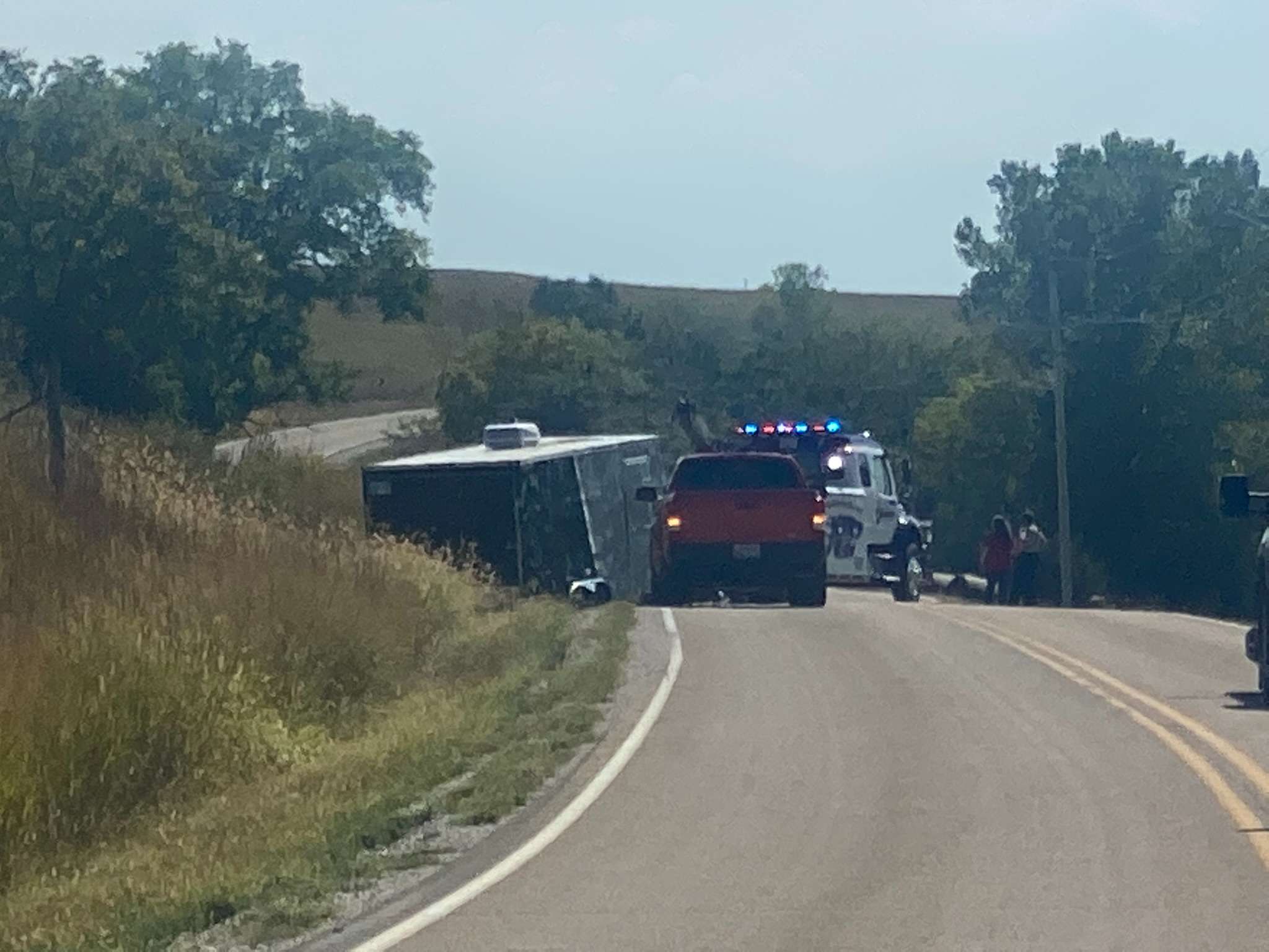 Accident On Twin Span Today - an6a3im