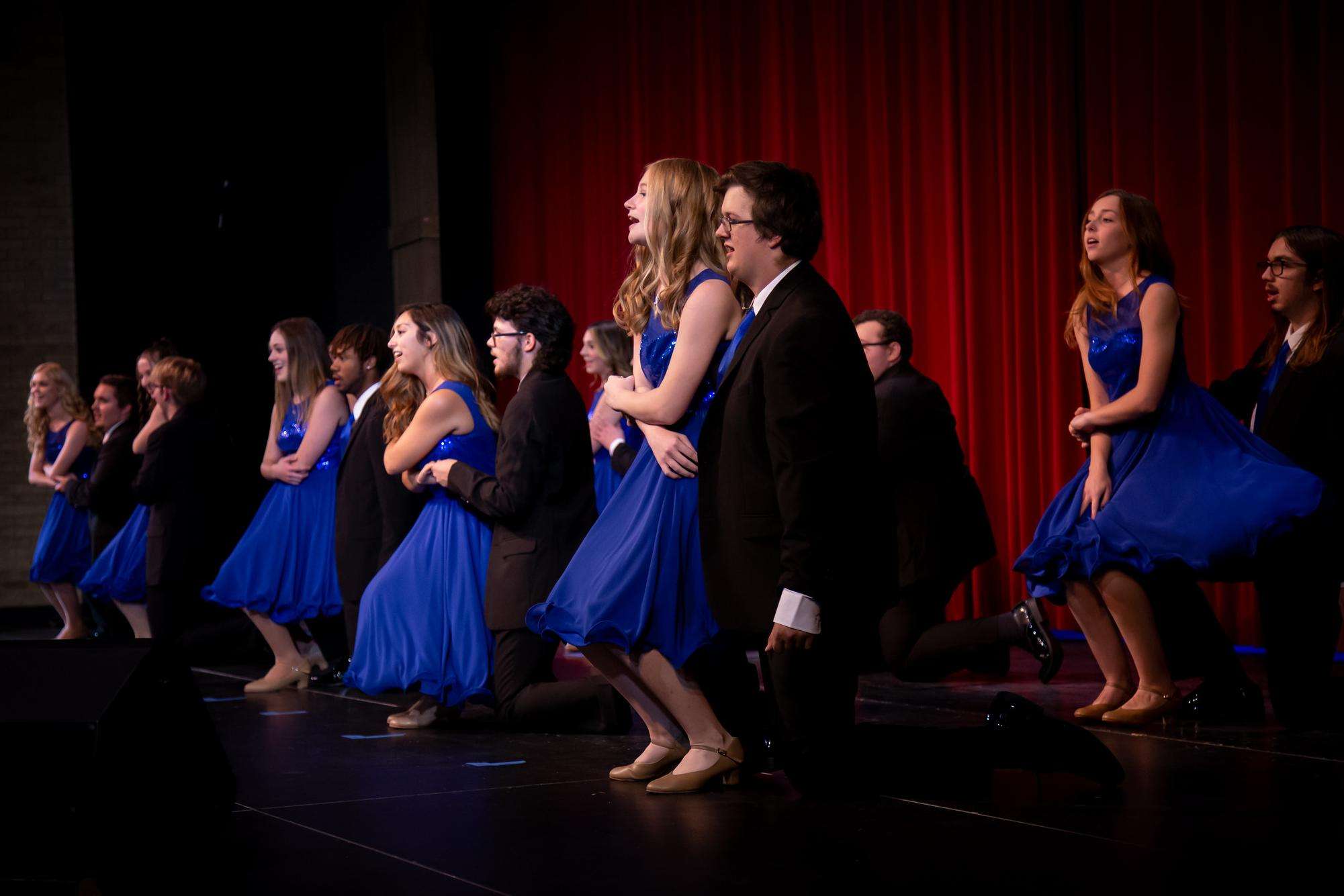 Students perform at a concert in the Fine Arts Auditorium last year.