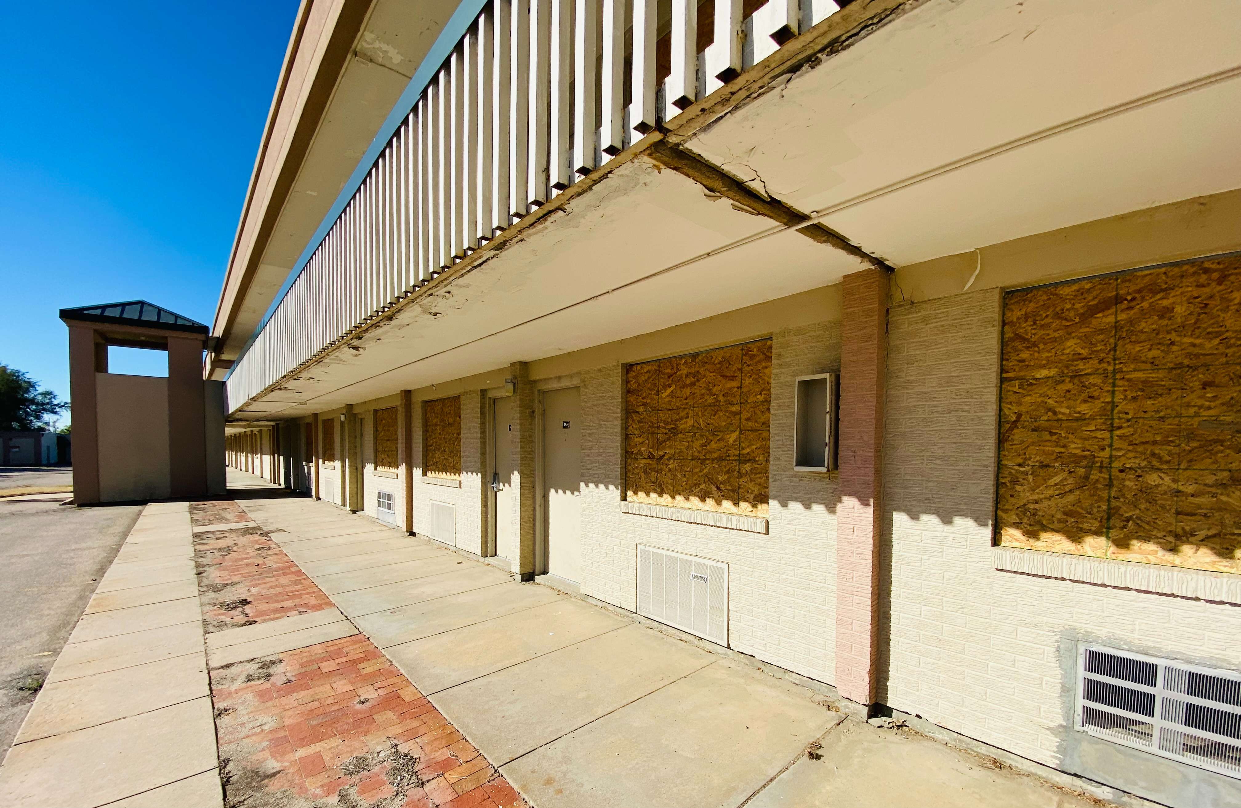 Great Bend Economic Development purchased the decrepit hotel next to the Events Center on 10th Street. GBED plans to tear down the hotel and sell the property for the construction of a new hotel.