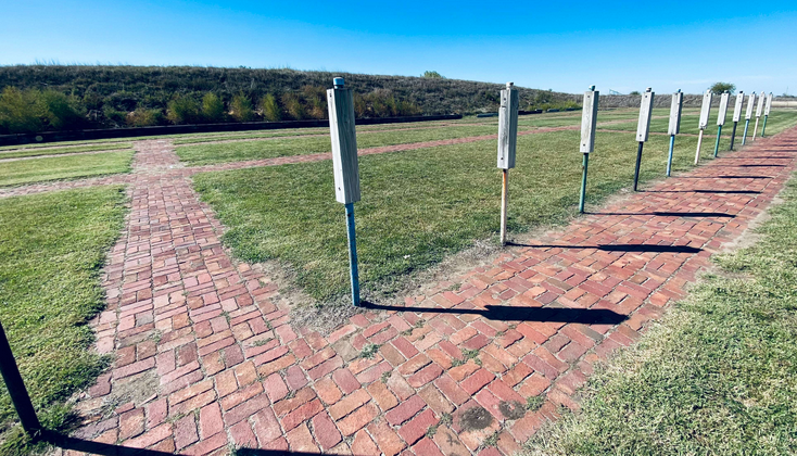 Great Bend's "quality of life" projects include the creation of a public shooting range. One idea is to extend the police department's shooting range, pictured above, at Great Bend Expo Complex grounds.