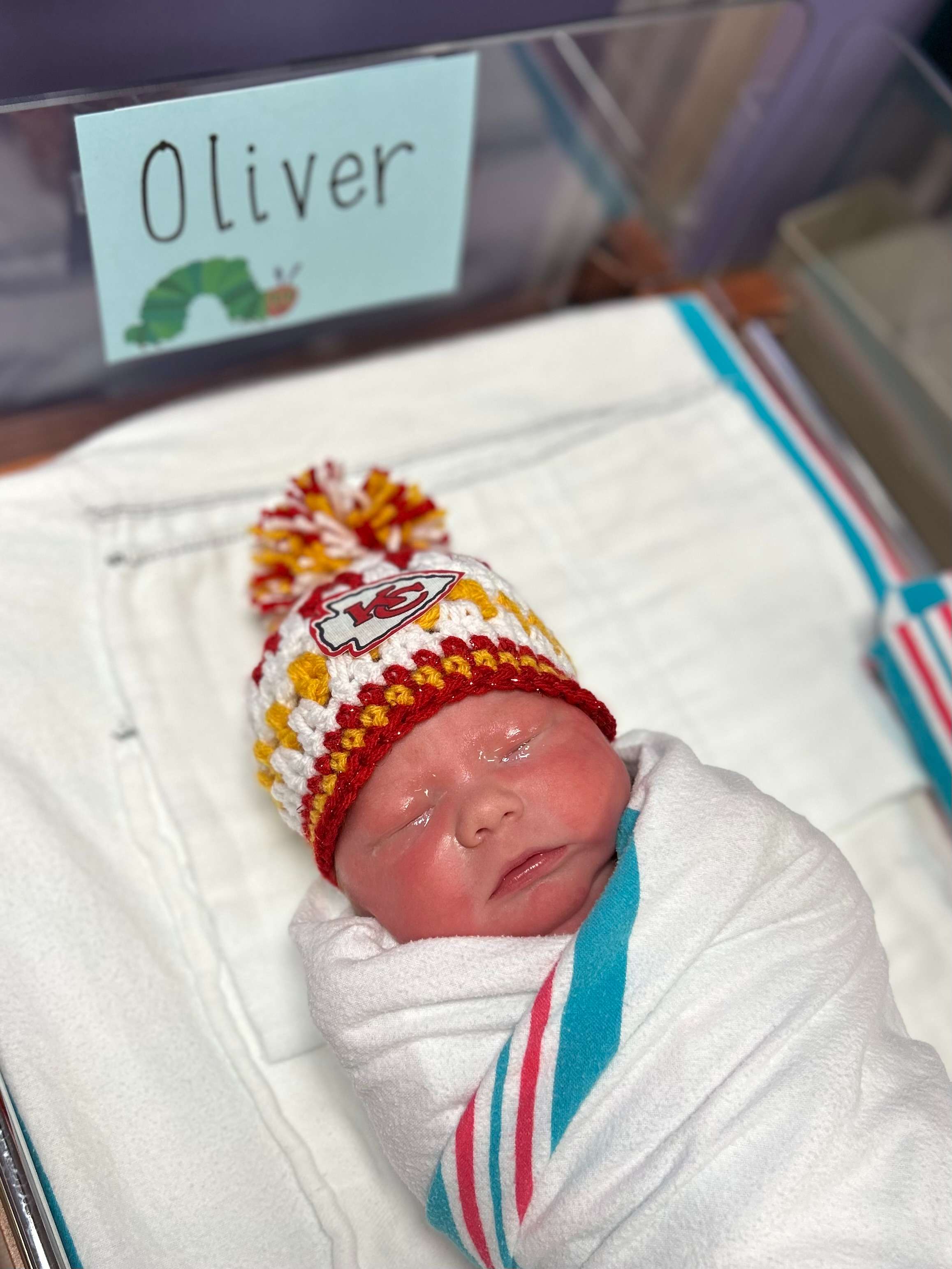 Baby Oliver Shane made his debut Sunday afternoon becoming the first baby born in 2023 in St. Joseph/ Photo courtesy of Mosaic Life Care