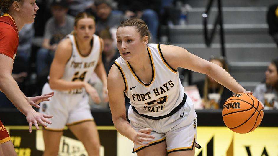 FHSU's Katie Wagner scored 12 points in the Tigers loss to Pittsburg State Saturday afternoon at Gross Memorial Coliseum. (FHSU Athletics photo/Nicole Heitmann)