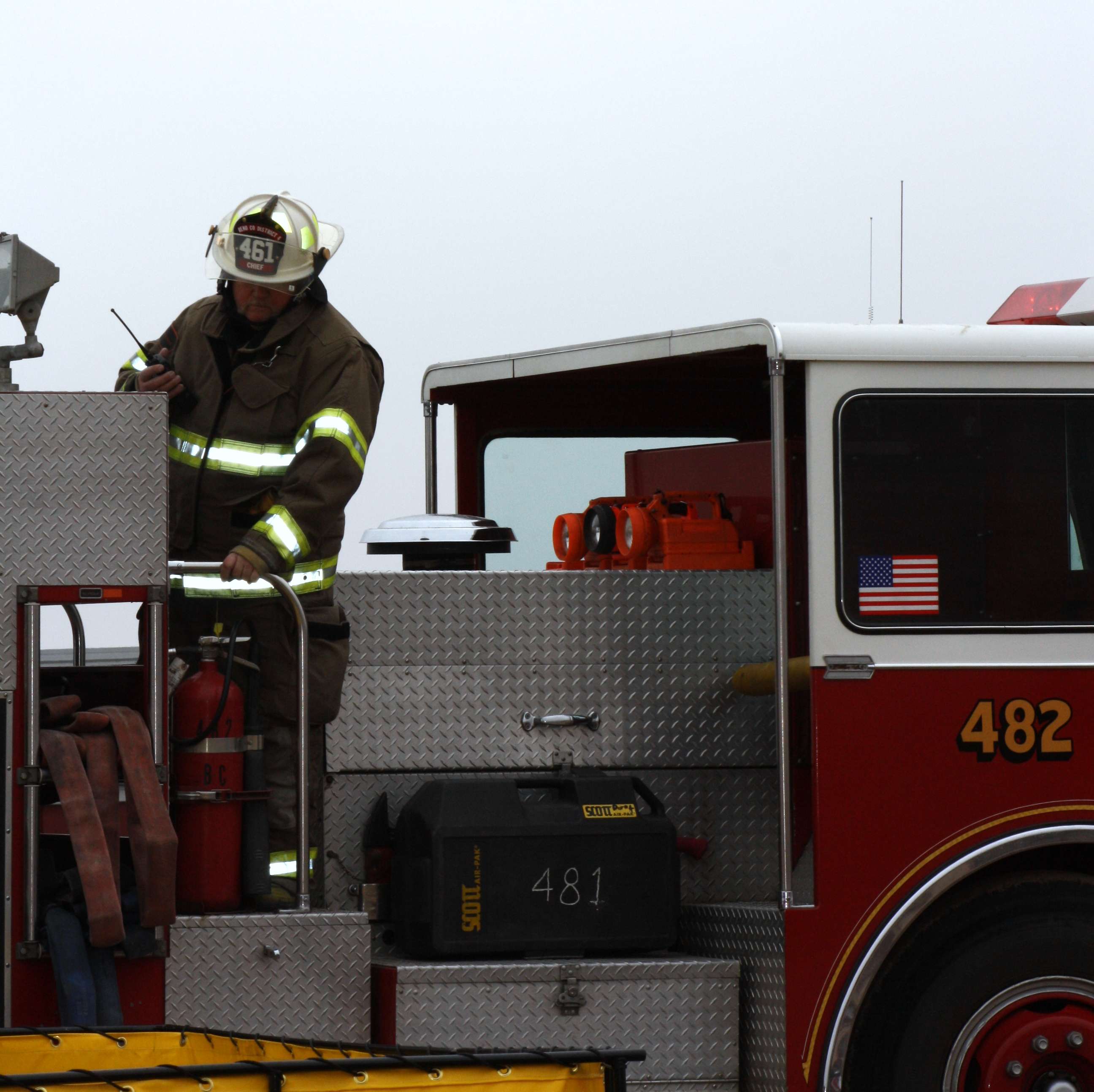 Chief Kent Branscom has spent 50 years as a volunteer firefighter with Reno County Fire District #4. [Submitted Photo]