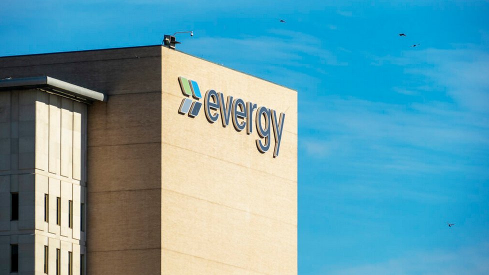 Evergy headquarters in downtown Topeka. (Sherman Smith/Kansas Reflector)