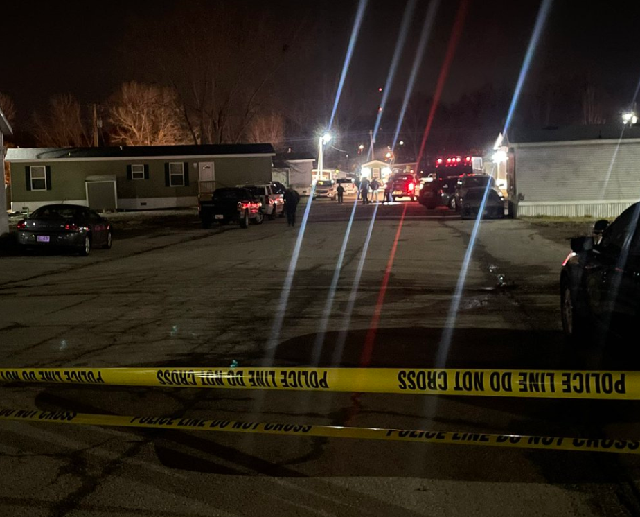 Crime scene photo by Lucy Caile courtesy KOMU