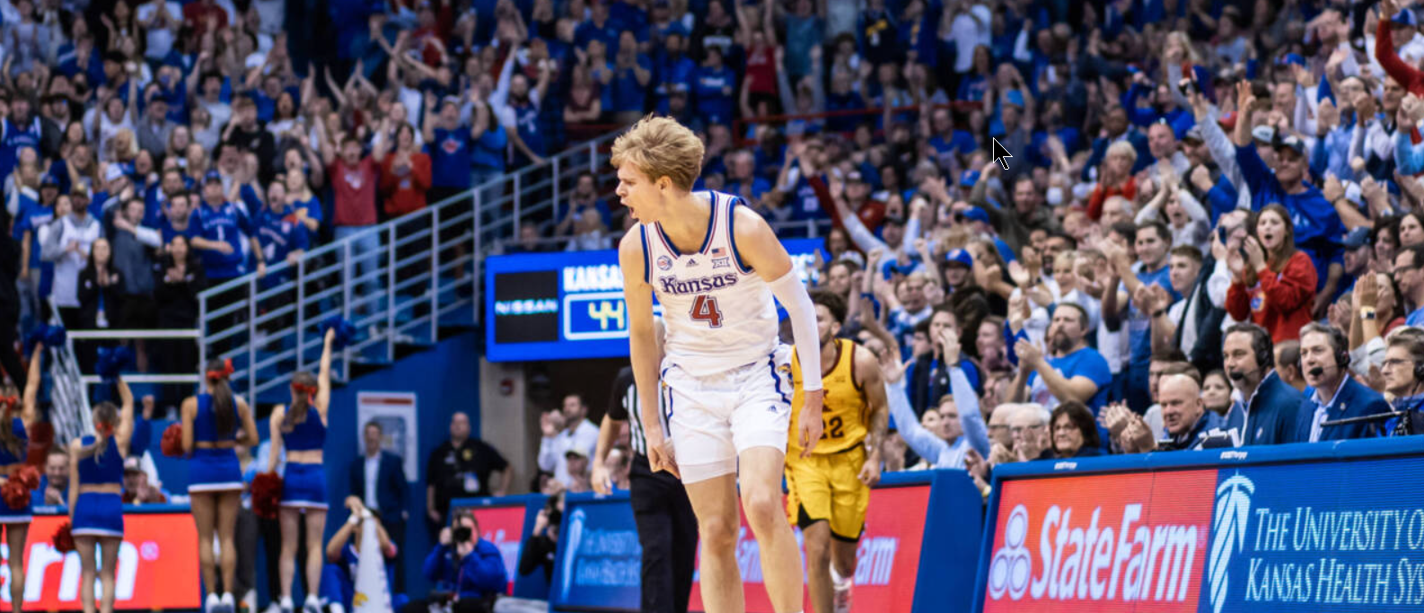 KU BB vs Iowa State-125 Years of basketball celebration