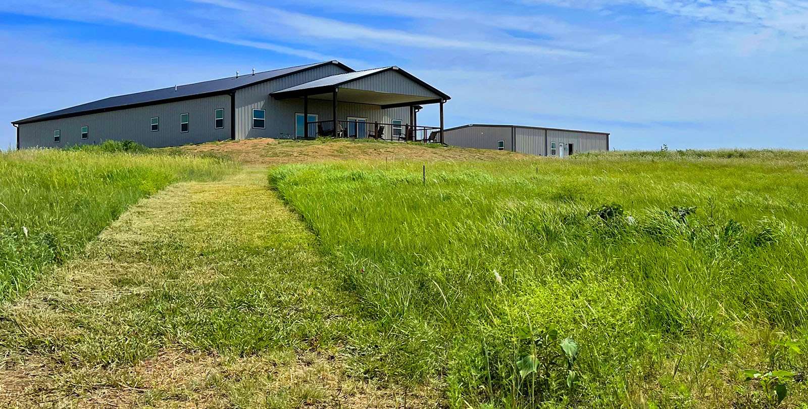 Prairie Breeze Lodge, between Ellis and Hays off of Old Highway 40, offers accommodations for up to 34 people. Courtesy photo