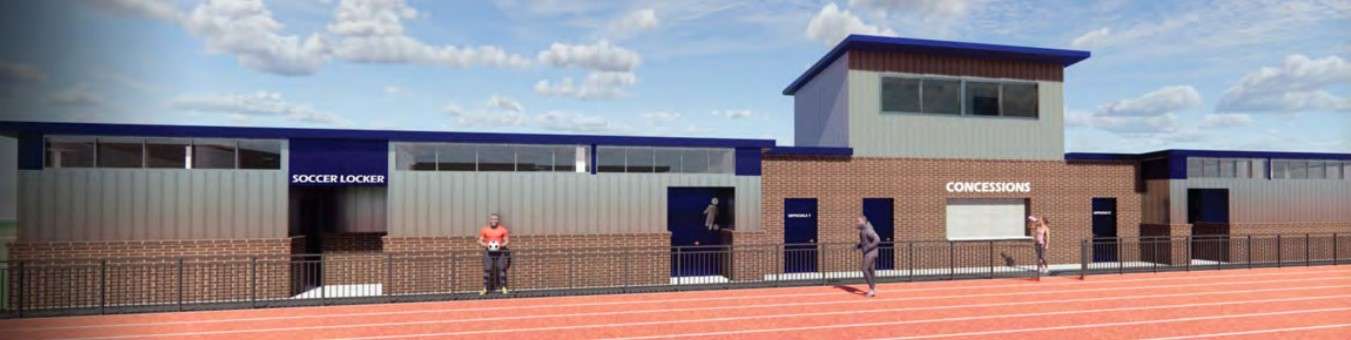 Rendering - Soccer / Track Complex Building