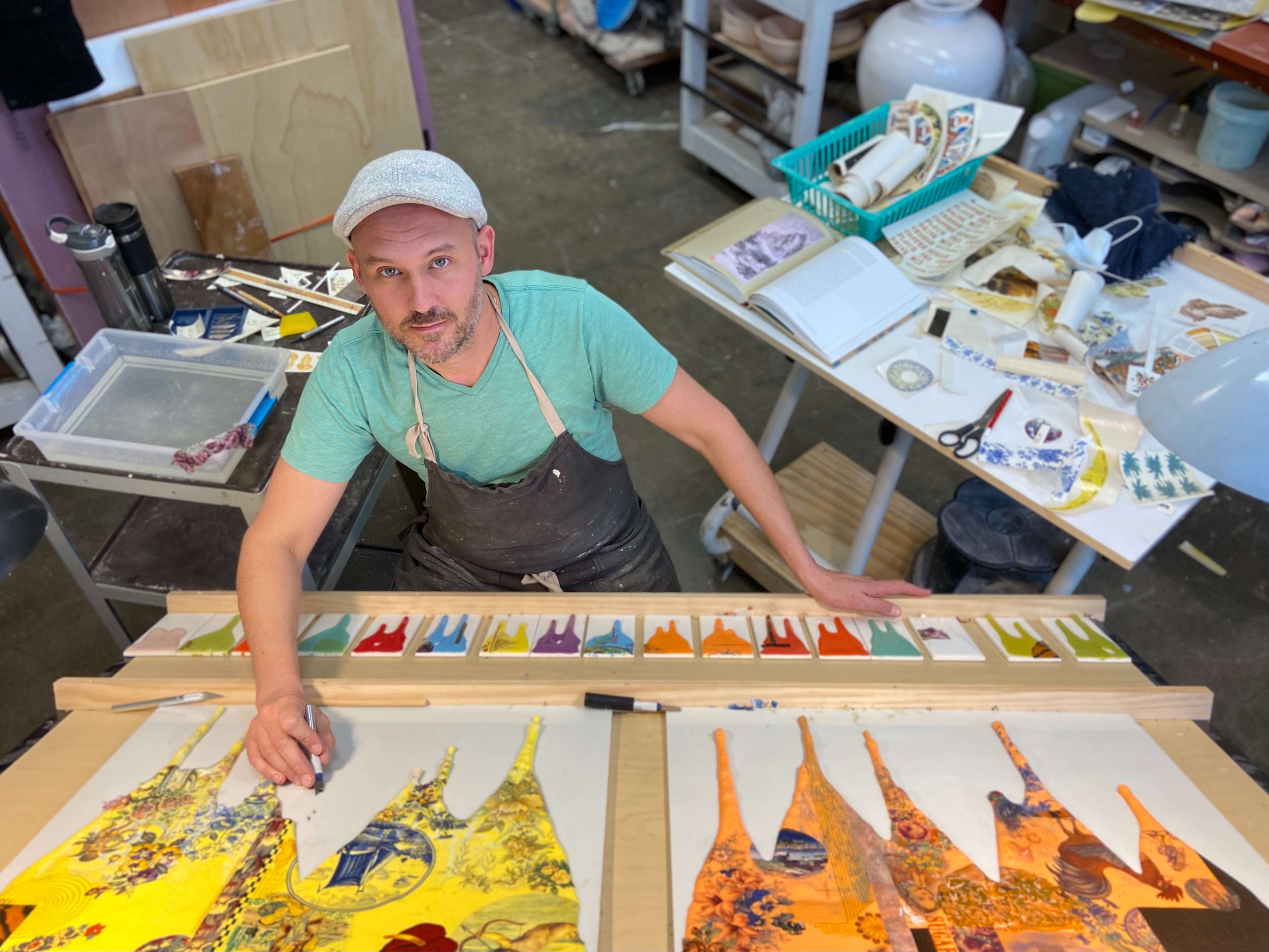 Nick Geankoplis's exhibit is inspired by his time in China. [Submitted Photo: Bethany College]