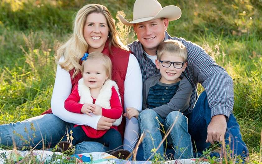 Tyrell , Deandra Rousey and son Aiden, daughter Tinley