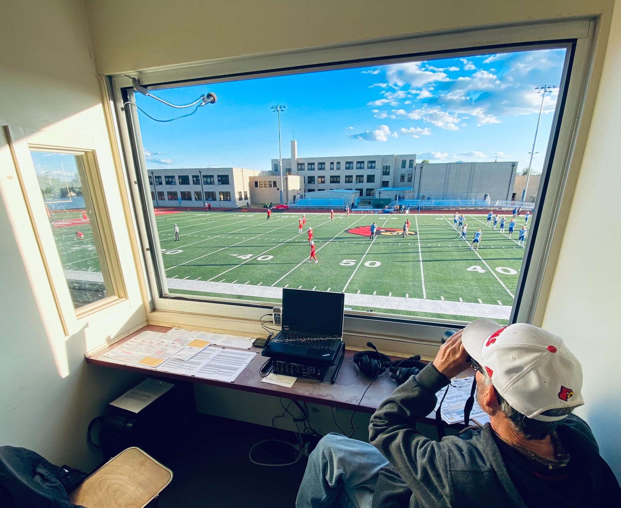Dr. Blake Herres was on the radio broadcast for more than 230 football games for Hoisington High School from 2001 to 2022.