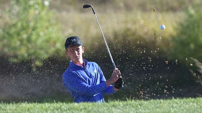 Blue Dragon men's golf shoots 9-under 279 in the second round of the Grier Jones Shocker Invitational on Monday at Sand Creek Station in Newton.