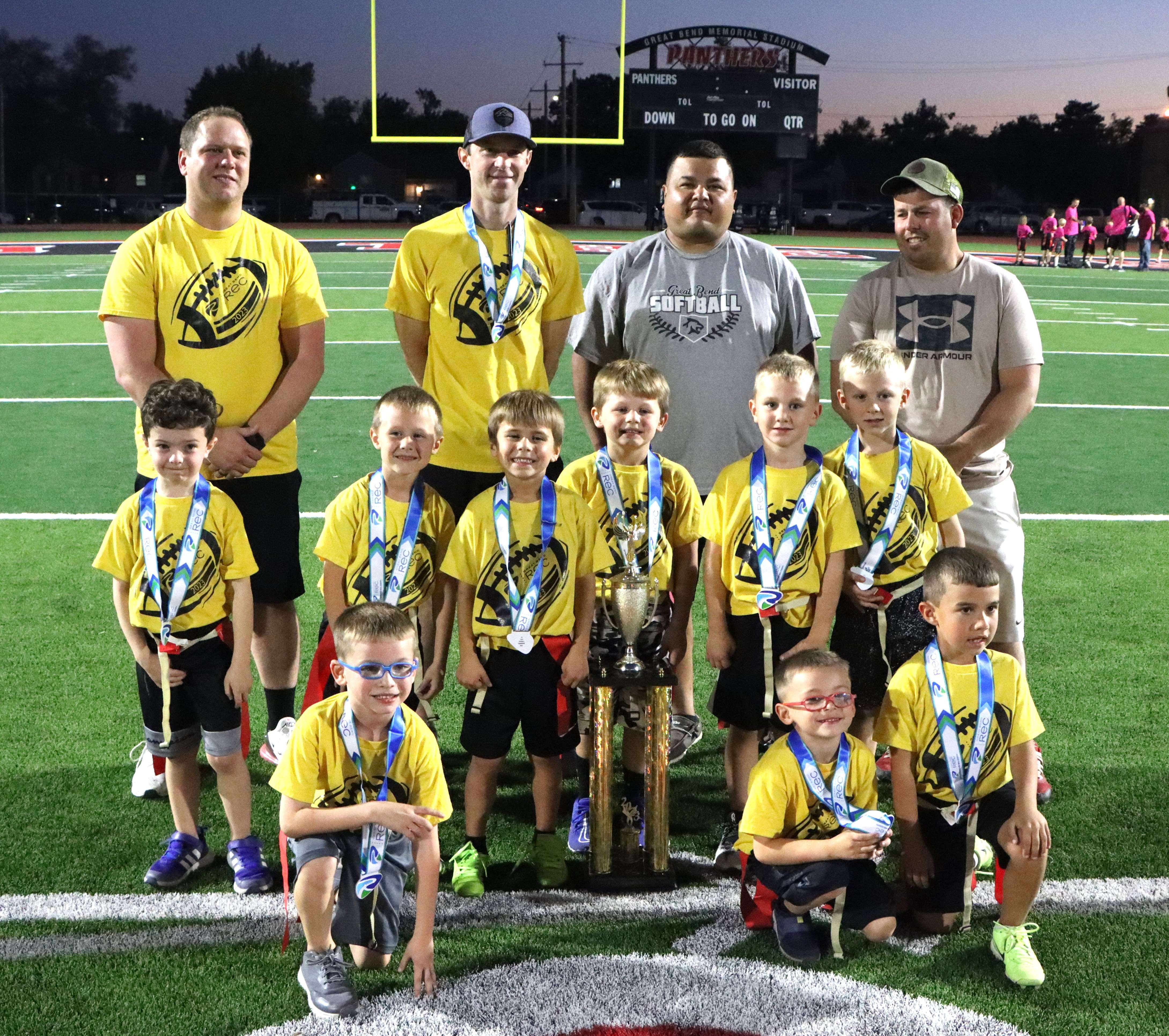 📷Great Bend Rec flag football champions photos